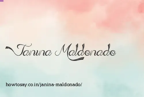 Janina Maldonado