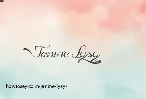 Janine Lysy