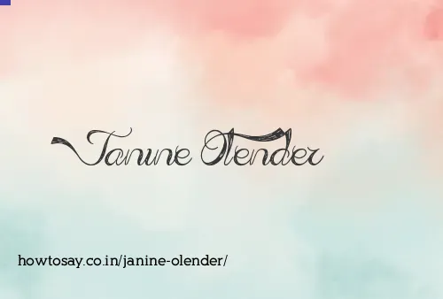 Janine Olender
