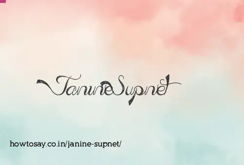 Janine Supnet
