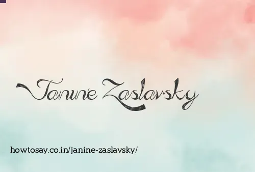 Janine Zaslavsky