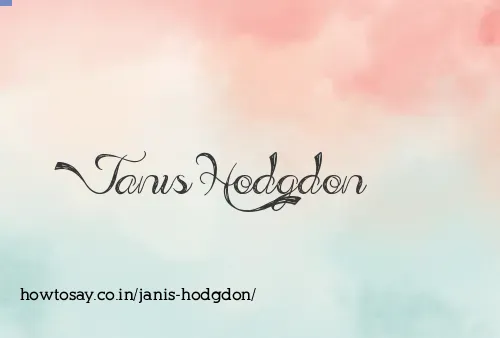 Janis Hodgdon