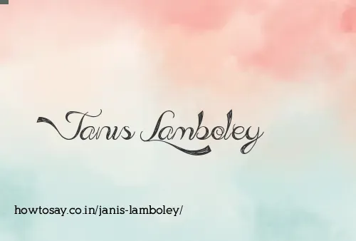 Janis Lamboley