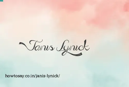 Janis Lynick