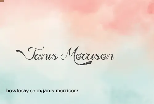 Janis Morrison