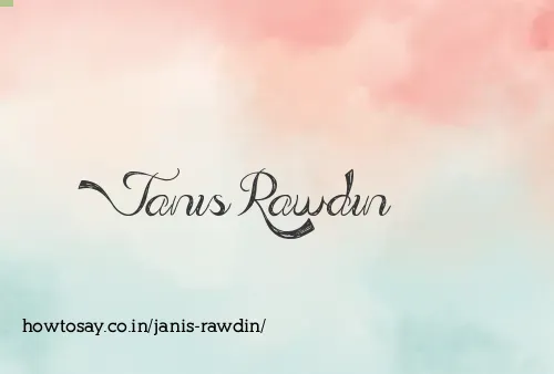 Janis Rawdin