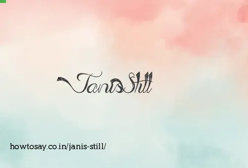 Janis Still