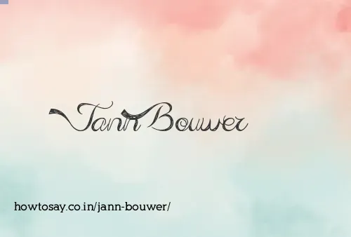 Jann Bouwer