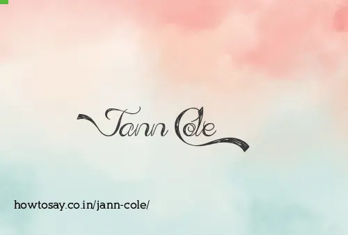 Jann Cole