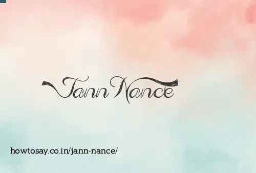 Jann Nance