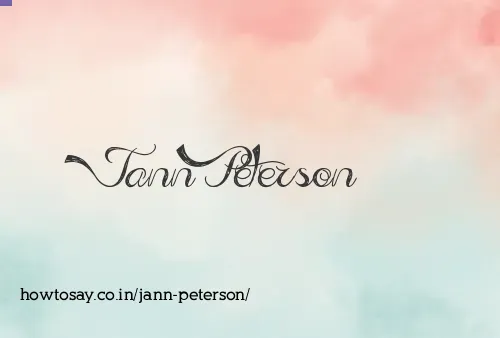 Jann Peterson