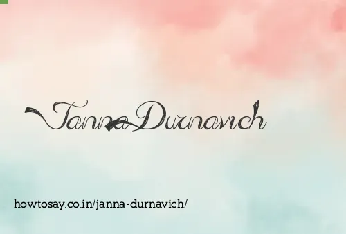 Janna Durnavich