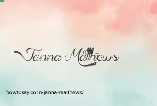 Janna Matthews