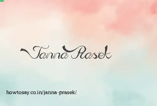 Janna Prasek