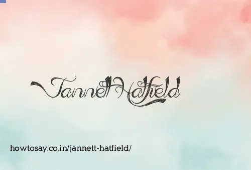 Jannett Hatfield