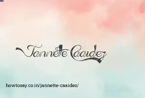 Jannette Caaidez