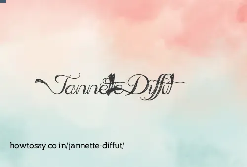 Jannette Diffut