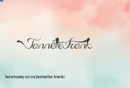 Jannette Frank