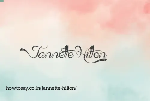 Jannette Hilton