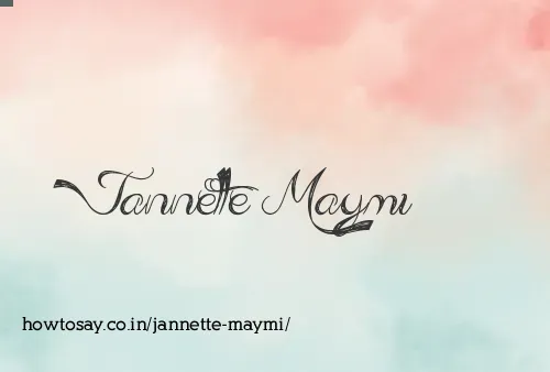 Jannette Maymi
