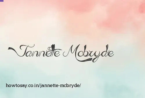 Jannette Mcbryde