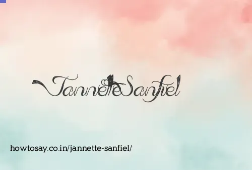 Jannette Sanfiel