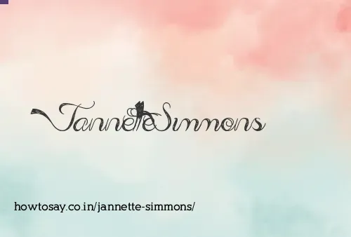 Jannette Simmons