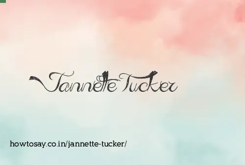 Jannette Tucker