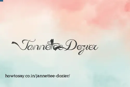 Jannettee Dozier