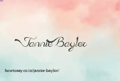 Jannie Baylor