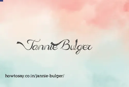 Jannie Bulger
