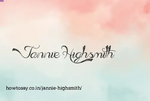 Jannie Highsmith
