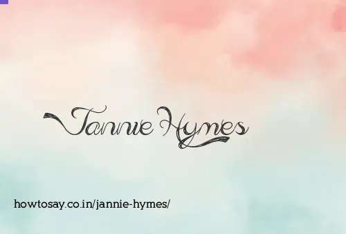 Jannie Hymes