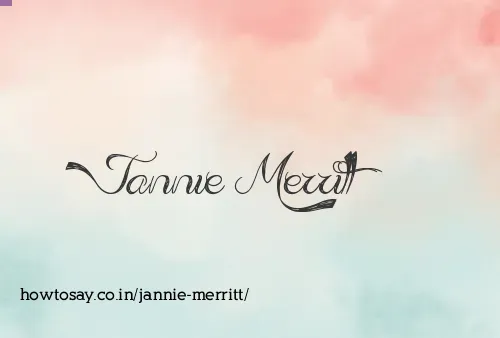 Jannie Merritt