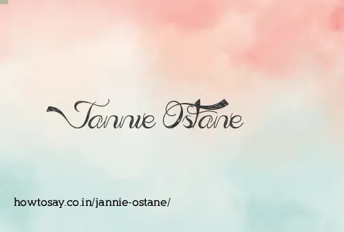 Jannie Ostane