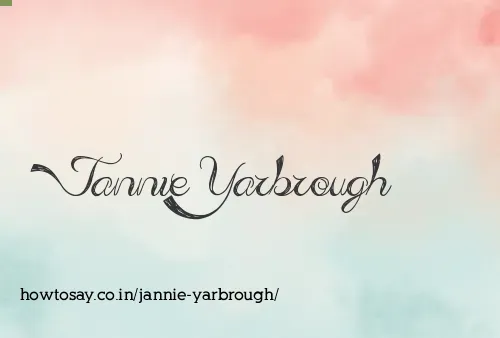Jannie Yarbrough
