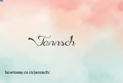 Jannsch