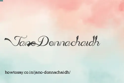 Jano Donnachaidh
