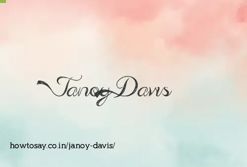 Janoy Davis