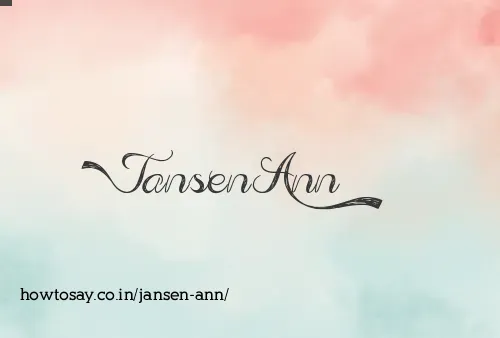 Jansen Ann