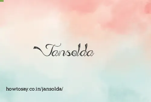 Jansolda