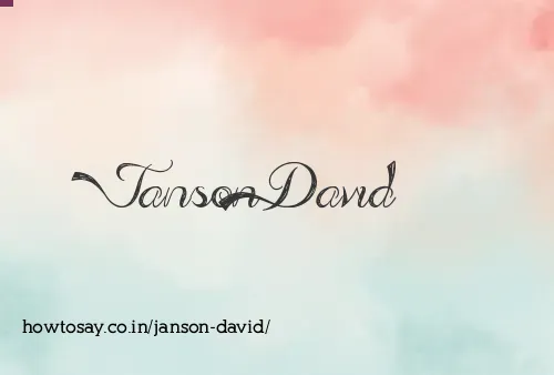 Janson David