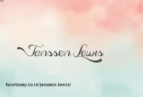 Janssen Lewis