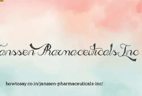 Janssen Pharmaceuticals Inc