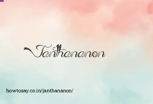 Janthananon