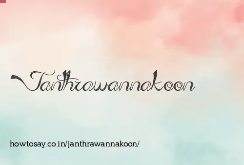 Janthrawannakoon