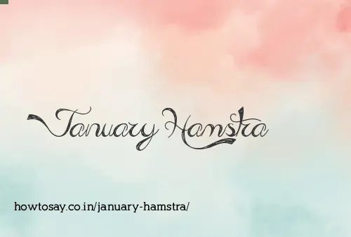 January Hamstra