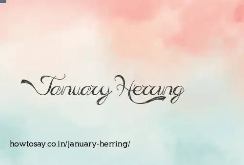 January Herring