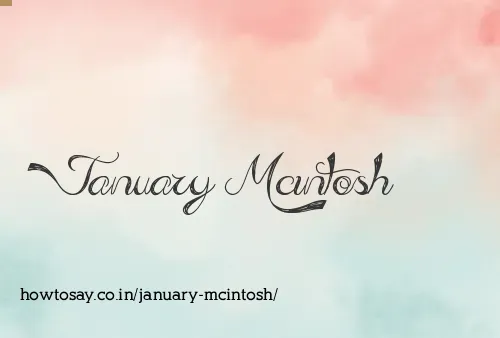 January Mcintosh