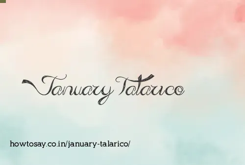 January Talarico